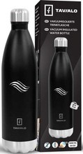 Butelka termiczna TAVIALO, INOX, 1000ml, izolowana próżniowo, czarna