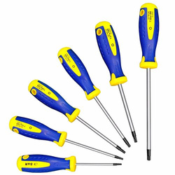 Zestaw wkrętaków TORX S&R serii S2 (6 szt.) + uchwyt naścienny