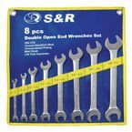 Zestaw kluczy płaskich S&R w pokrowcu 6 szt.
