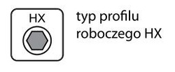 Nasadki 1/4" - trzpieniowe HEX S&R
