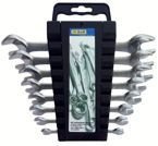 Zestaw kluczy płaskich S&R w klipsie 8 szt.