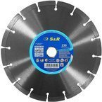 230x22,2x2,6 mm Diamentowa tarcza tnąca segmentowa S&R Meister - granit, kamień, beton