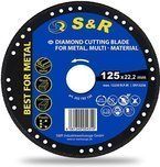 125x22,2x1,6 mm Diamentowa tarcza tnąca S&R Meister Standard Multimaterial - kamień, metal, drewno, PCV
