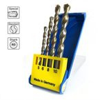 Zestaw wierteł Superschlag S&R w kasecie plastikowej 4 szt.