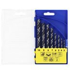 Zestaw wierteł do drewna S&R w kasecie plastikowej 8 szt.