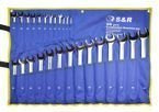 Zestaw kluczy płasko-oczkowych S&R w pokrowcu 26 szt.