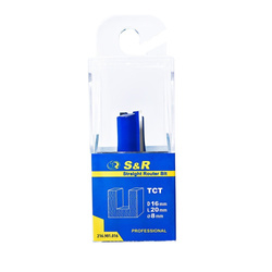 Frez do drewna S&R, palcowy 16x20 mm TCT PROFESSIONAL
