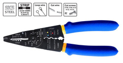 Szczypce wielofunkcyjne S&R ściąg. izolacji/zaciskanie/cięcie 205 mm