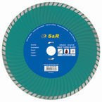 230x22,2x3 mm Diamentowa tarcza tnąca Turbo S&R do granitu Premium