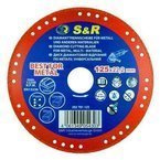 125x22,2x1,6 mm Diamentowa tarcza tnąca S&R Meister Standard do cięcia metalu, cegły, tworzyw, drewna