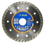 125x22,2x2,2 mm Diamentowa tarcza tnąca S&R Meister Turbo, kamień, beton, cegła