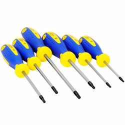 Zestaw wkrętaków TORX S&R serii S2 (6 szt.) + uchwyt naścienny