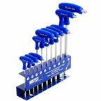 Zestaw kl. imbusowych S&R 10 szt. 2,0-10mm wydł. z kulką, typ T