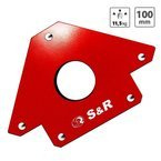Magnetyczny uchwyt spawalniczy S&R 4" 100 mm 11,5 kg