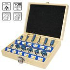 Zestaw frezów do drewna S&R 12 szt.