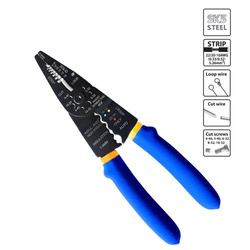 Szczypce wielofunkcyjne S&R ściąg. izolacji/zaciskanie/cięcie 205 mm