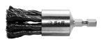 Szczotka druciana  czołowa S&R do wiertarek, stalowy drut pleciony