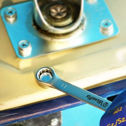 Zestaw kluczy płasko-oczkowych WerkFix w pokrowcu 15 szt.