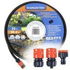 Wąż ogrodowy 30 m; 1/2" Gruntek; kroplujący