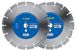 Diamentowa tarcza tnąca segmentowa S&R do asfaltu Premium