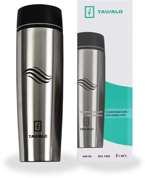 Kubek termiczny TAVIALO, INOX, 460ml, dwie dodatkowe uszczelki silikonowe, gumowana podstawa, inox