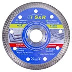 115x22,2x1,2 mm Diamentowa tarcza tnąca S&R do cięcia granitu, gresu, kamienia, porcelany