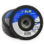 Ściernice tarczowe listkowe S&R MEISTER typ P120 (5 SZT.)
