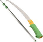 Piła ogrodowa do gałęzi SUM Gruntek 350 mm, z teleskopowym trzonkiem przedłużającym 98-246 cm